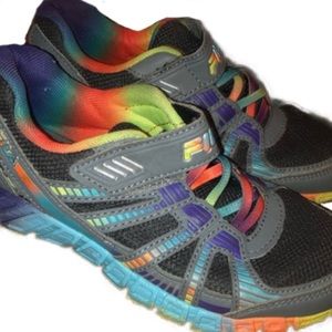 FILA Colorful teen shoes size 3